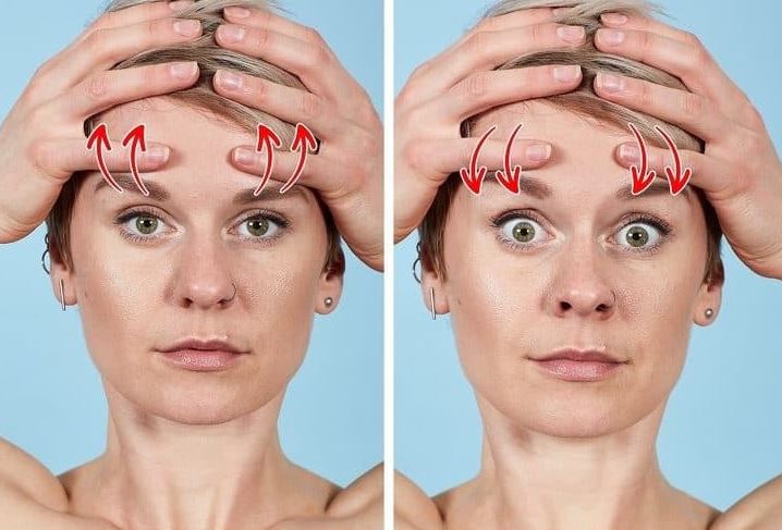 bài tập trẻ hóa cho da mặt 